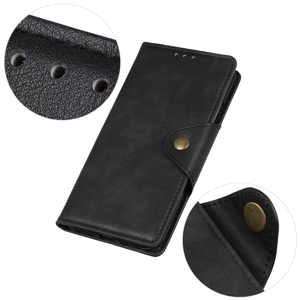 For Samsung Galaxy S23 FE Leather Wallet Case Brass Buckle Stand Phone Protective Cover For Samsung Galaxy S23 FE Leather Wallet Case Brass Buckle Stand Phone Protective Cover